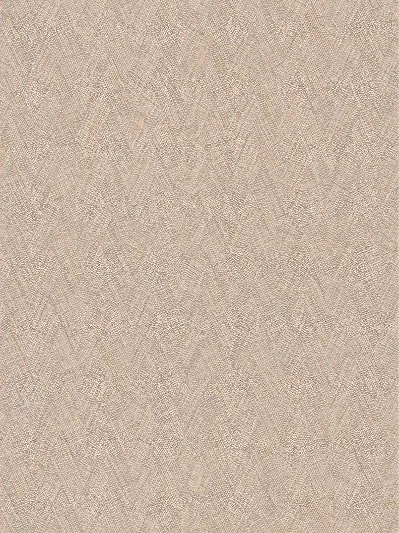 Design tapéta beige textil struktúra halszálka mintával