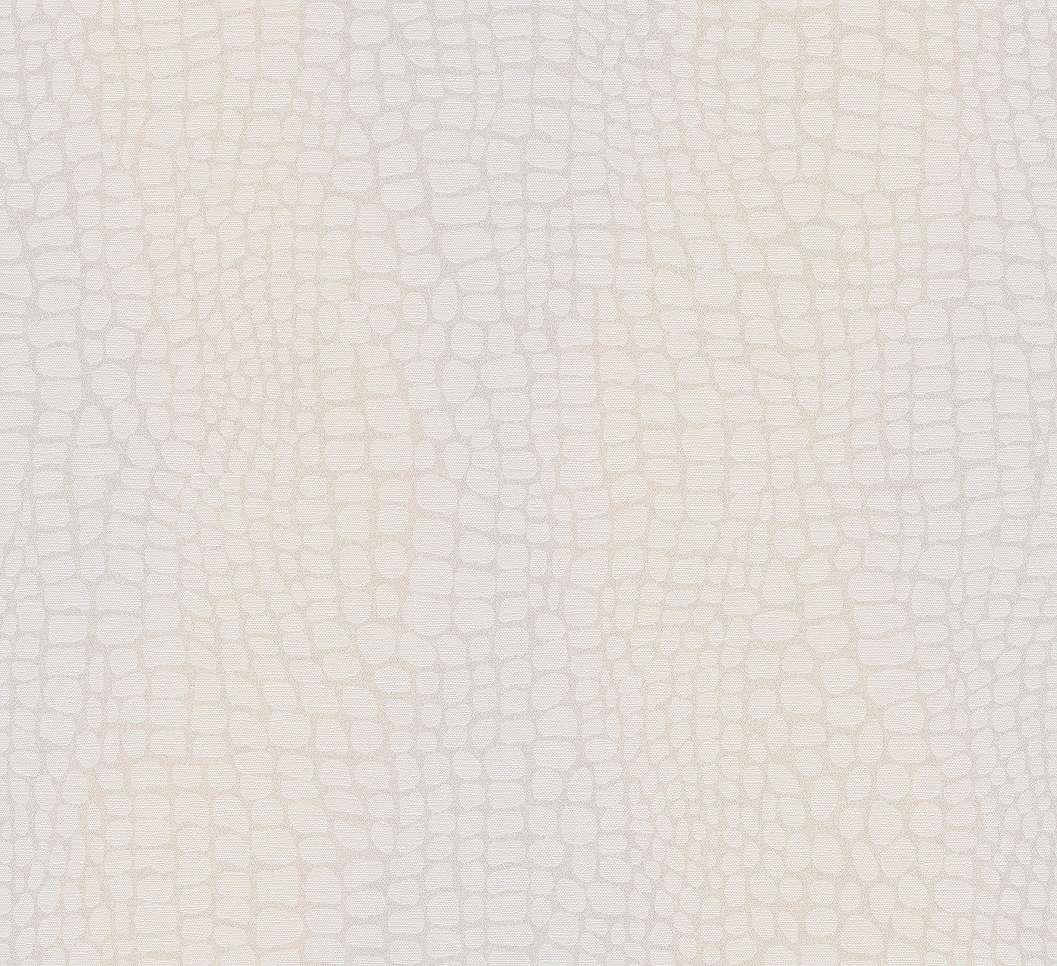 Design tapéta bőrhatásu mintával fehér színben