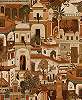 Design tapéta Etno stílusban marakes város mintával