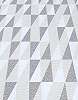 Design tapéta ezüstszürke bézs geometrikus mintával fényes felület részletekkel