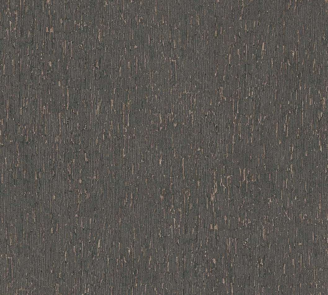 Design tapéta fakéreghatású mintával fekete és arany színben