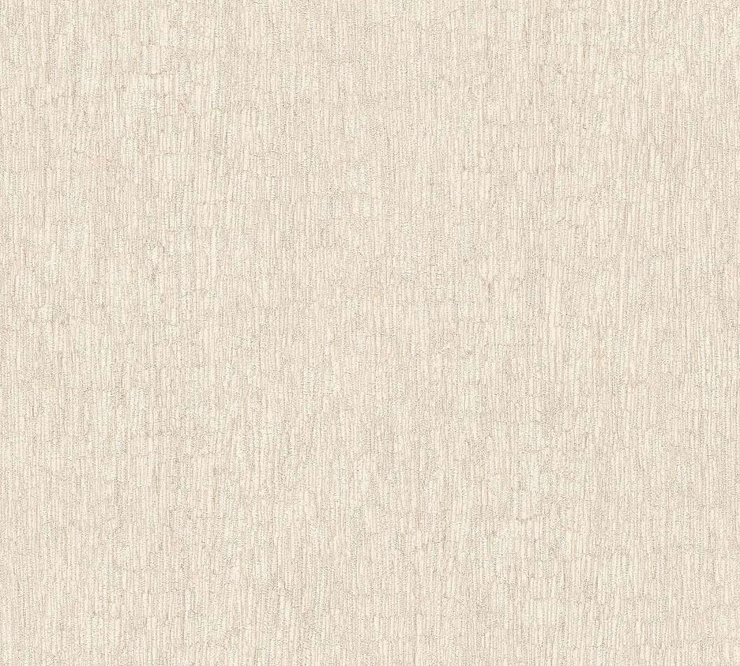 Design tapéta fakéreghatású mintával krém és gyöngyház színben