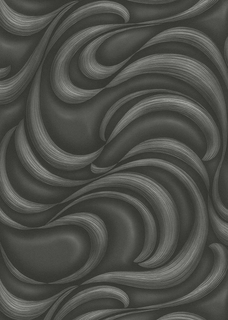 Design tapéta fekete hullám geometrikus mintával