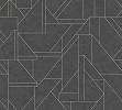Design tapéta fekete minimál geometrikus mintával