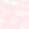 Design tapéta felhő mintával pasztel rózsaszín színben