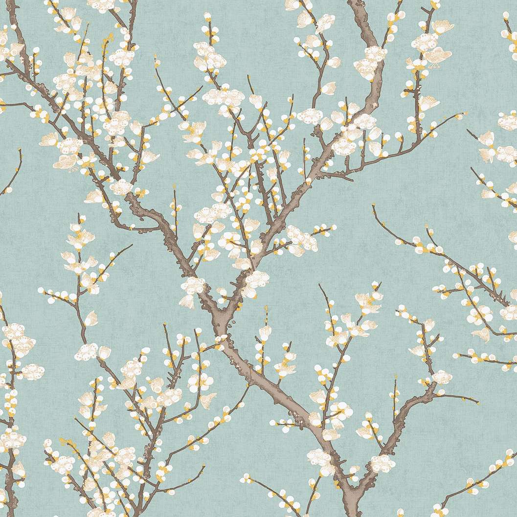 Design tapéta japán cseresznyefa virággal