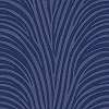 Design tapéta kék elegáns leveles mintával vinyl mosható