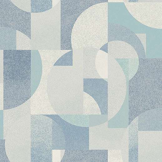 Design tapéta kék struktúrált geometrikus mintával