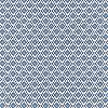 Design tapéta kék színben népies apró geometrikus mintával