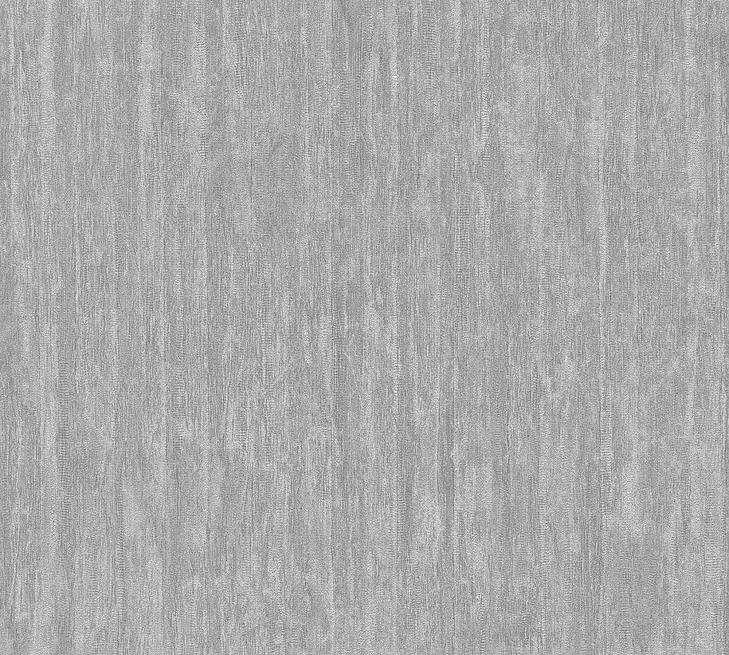 Design tapéta koptatott falhatású mintával szürke és ezüst színben