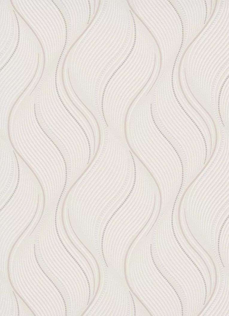 Design tapéta krém színben hullám mintával