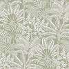 Design tapéta pálmafa mintával zsályazöld színben