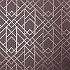 Design tapéta rosegold lila geometriai mintával