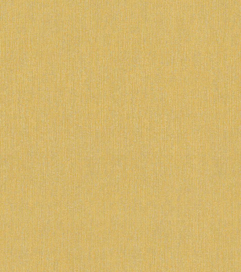 Design tapéta sárga textil szőtt hatással