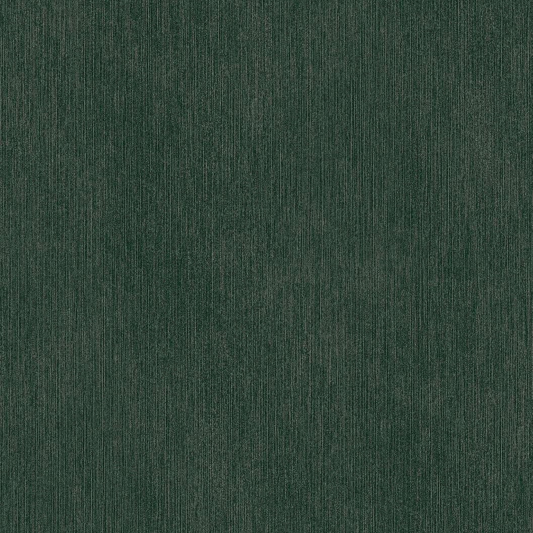 Design tapéta szálkoptatott finoman bordázott mintával fenyőzöld és réz színben