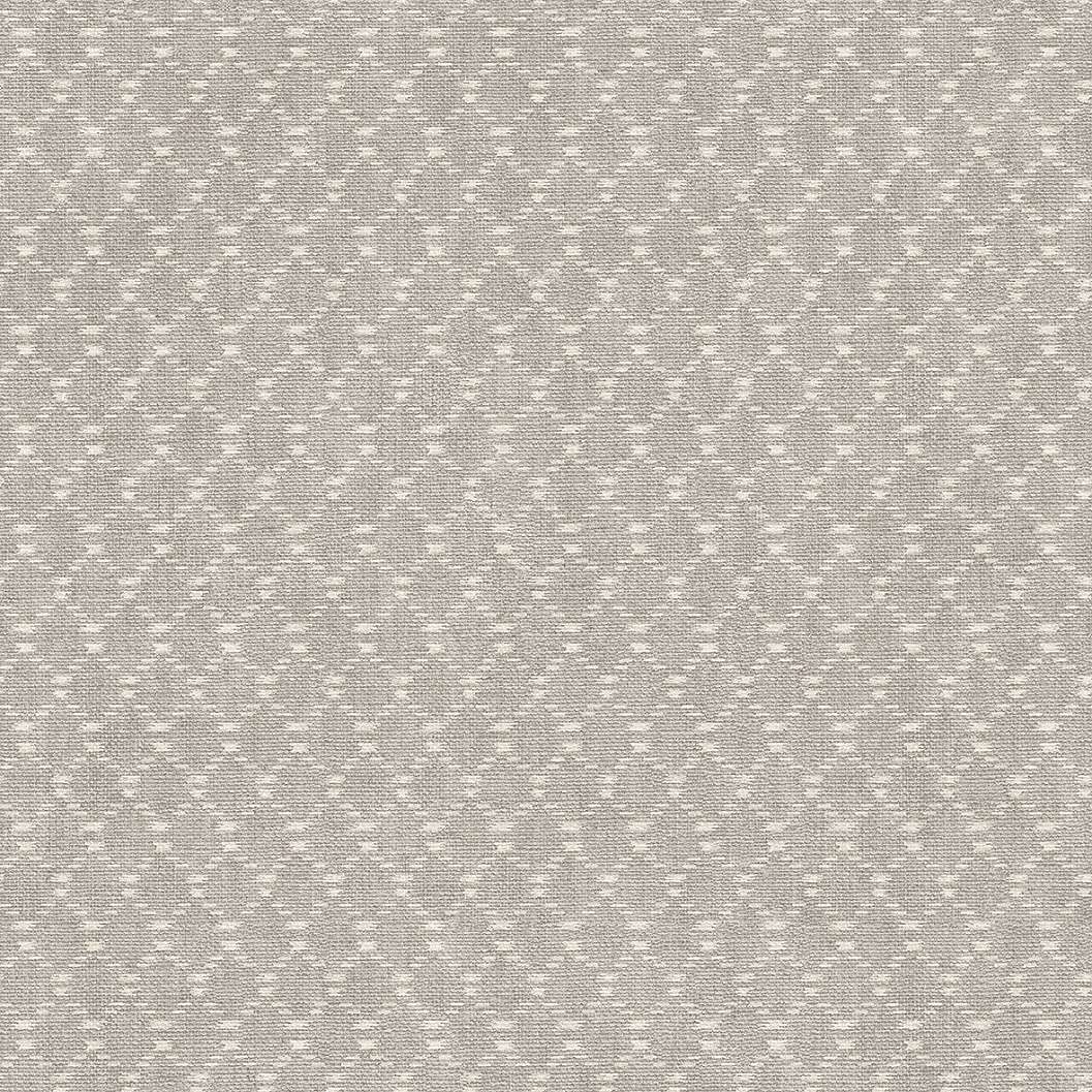 Design tapéta szürke textilhatású geometrikus mintával
