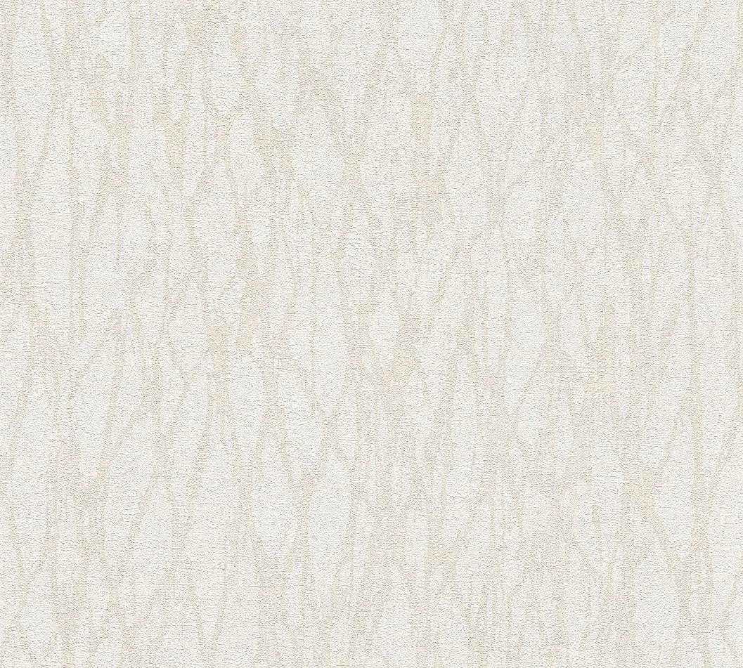 Design tapéta vakolathatású mintával fehér és flitteres színben