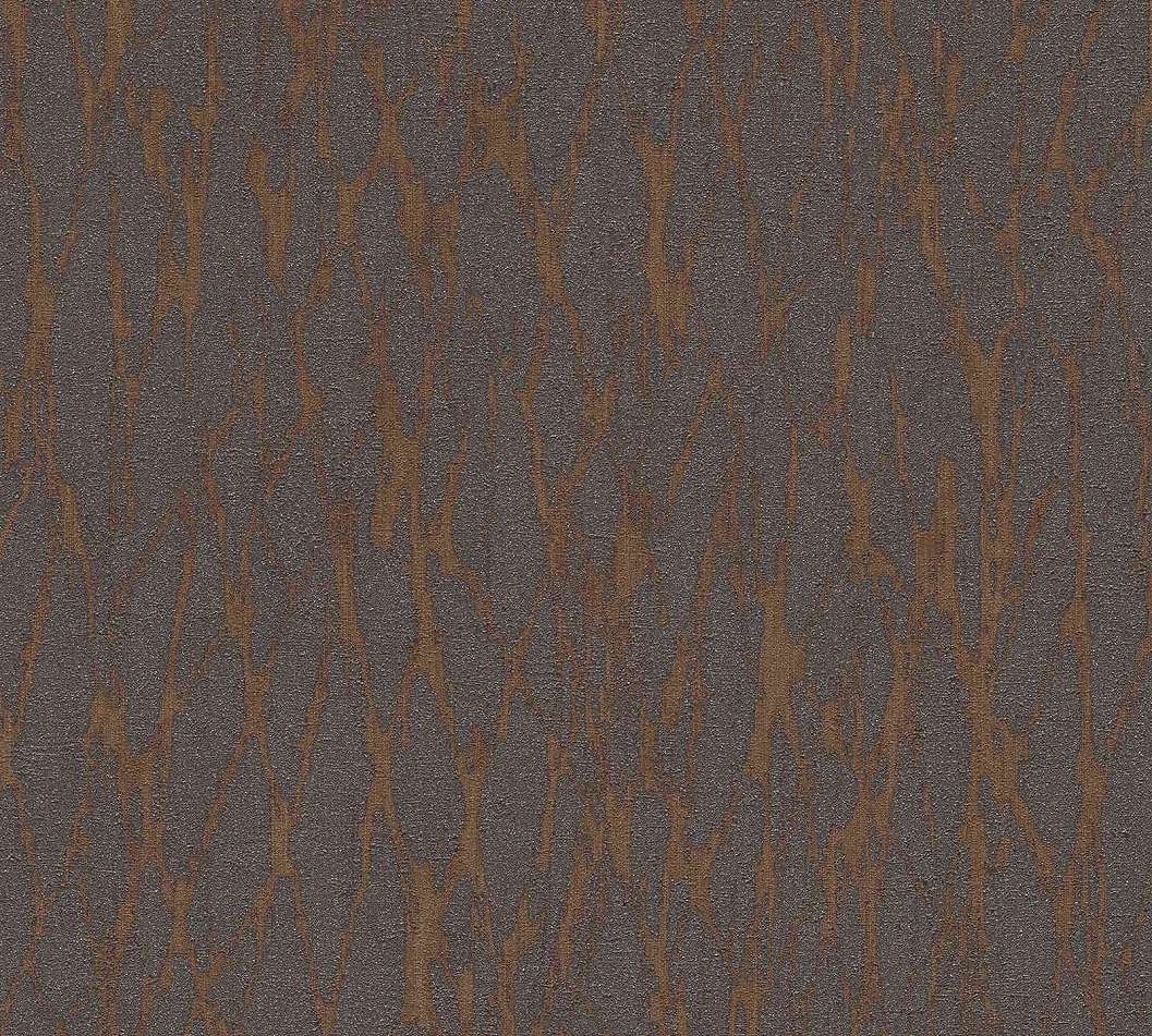 Design tapéta vakolathatású mintával kék-barna és flitteres színben