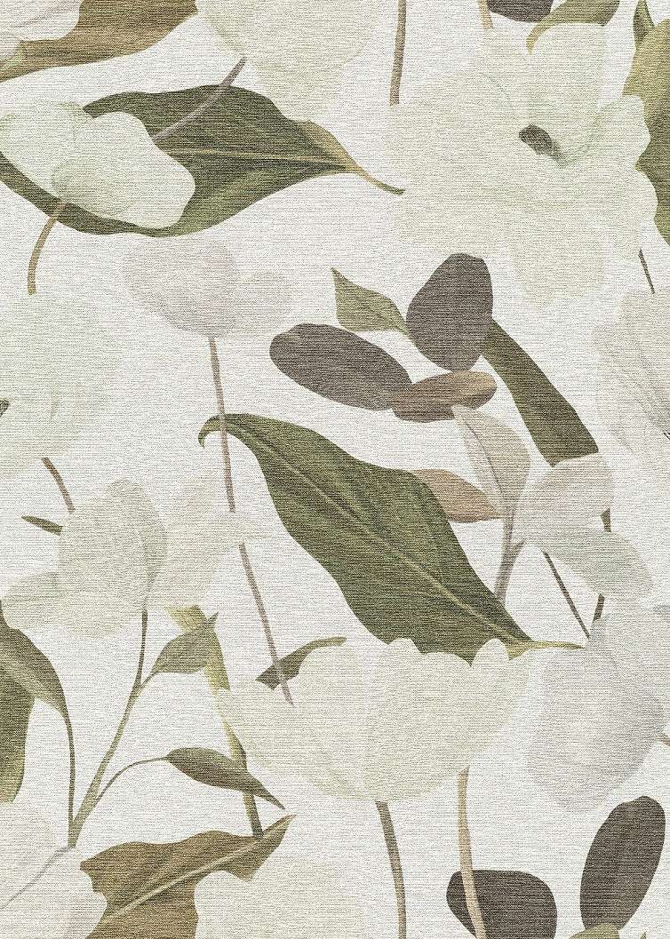 Design tapéta vizililiom virág mintával