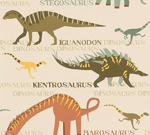 Dinoszaurusz mintás gyerektapéta