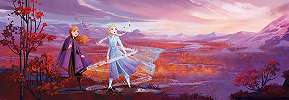 Disney Frozen Jégvarázs panoráma gyerekszobai fali poszter