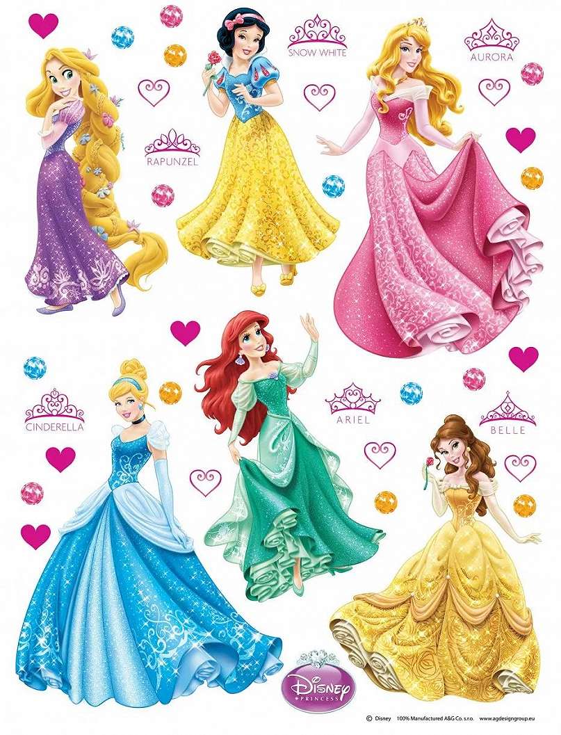 Disney hercegnők falmatrica