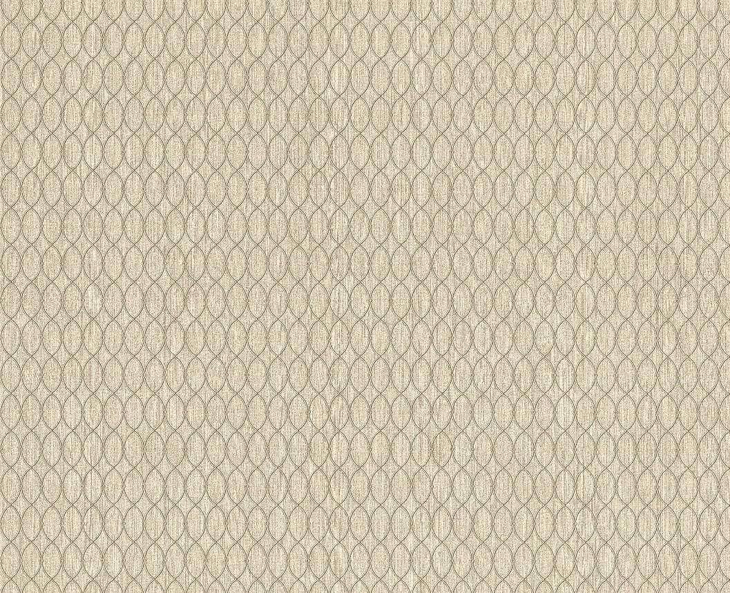 Drapp klasszikus geometrikus mintás design tapéta 106cm