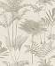 Drapp pálmafa mintás design tapéta textilhatású alapon