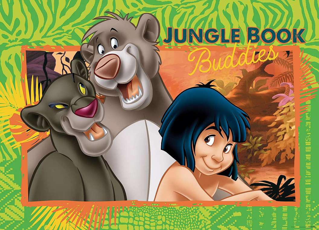 Dzsungel könyve fali poszter gyerekszobába