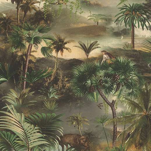 Dzsungel mintás vlies dekor tapéta