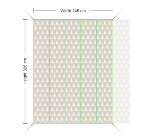 Színes vidám virágos mintás poszter tapéta egyedi 570x270cm méretben