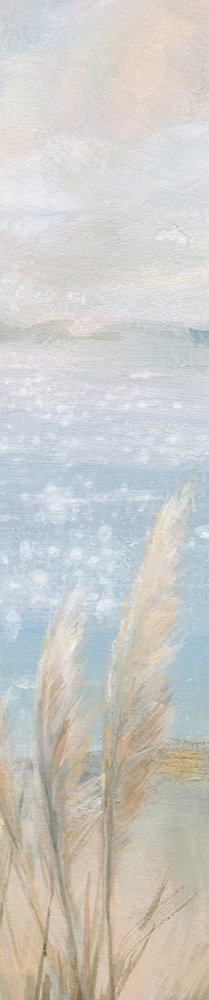 Egyedi festett nádas mintás poszter tapéta 53cm (szélesség) X 254cm (magasság)