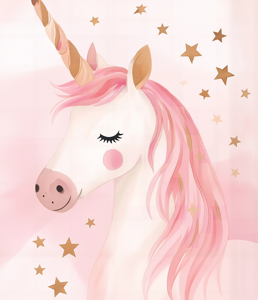 Egyedi unikornisos fotótapéta 215x250cm méretben