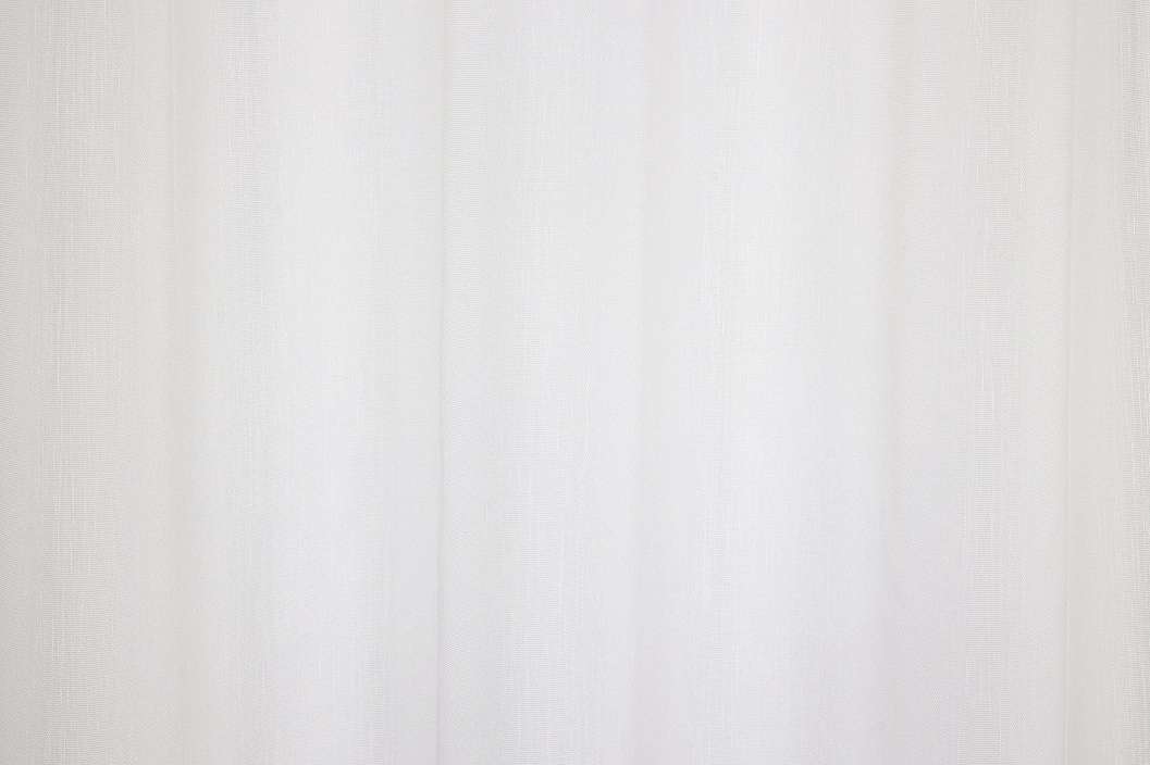 Egyszínű ecrü fényáteresztő design függöny textil enyhe anyagában csíkos mintával