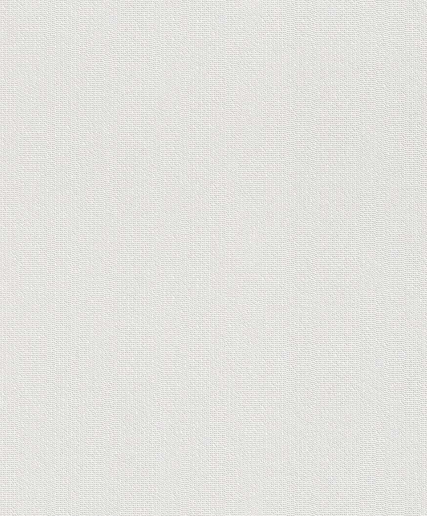 Egyszínű fehér nyomott mintástapéta