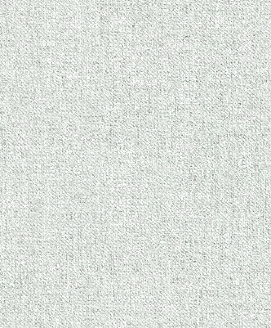 Egyszínű halványzöld textil mintás tapéta