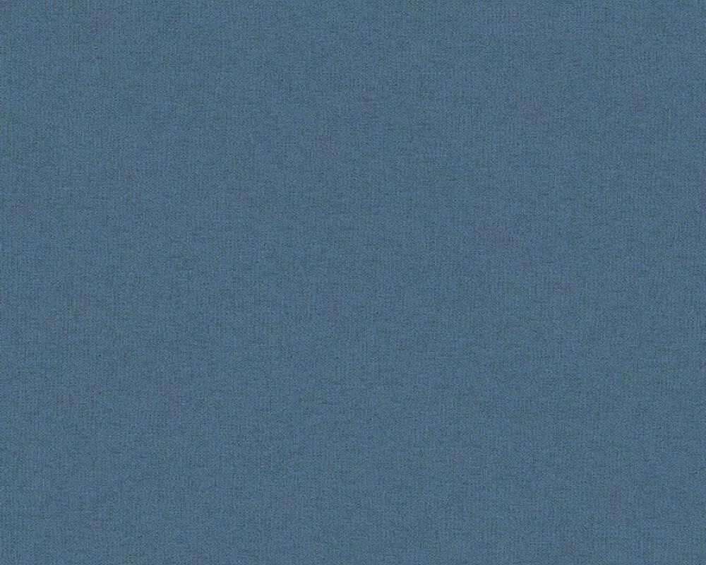 Egyszínű kék vlies tapéta