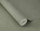 Egyszínű szürkés mohazöld dekor tapéta textílhatással