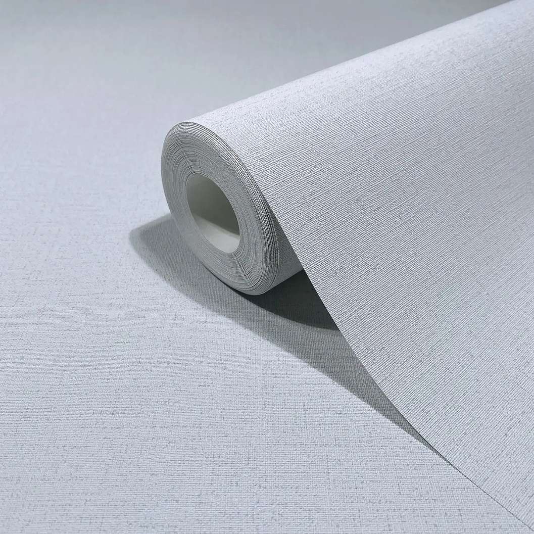 Egyszínű textilmintás poroskék tapéta