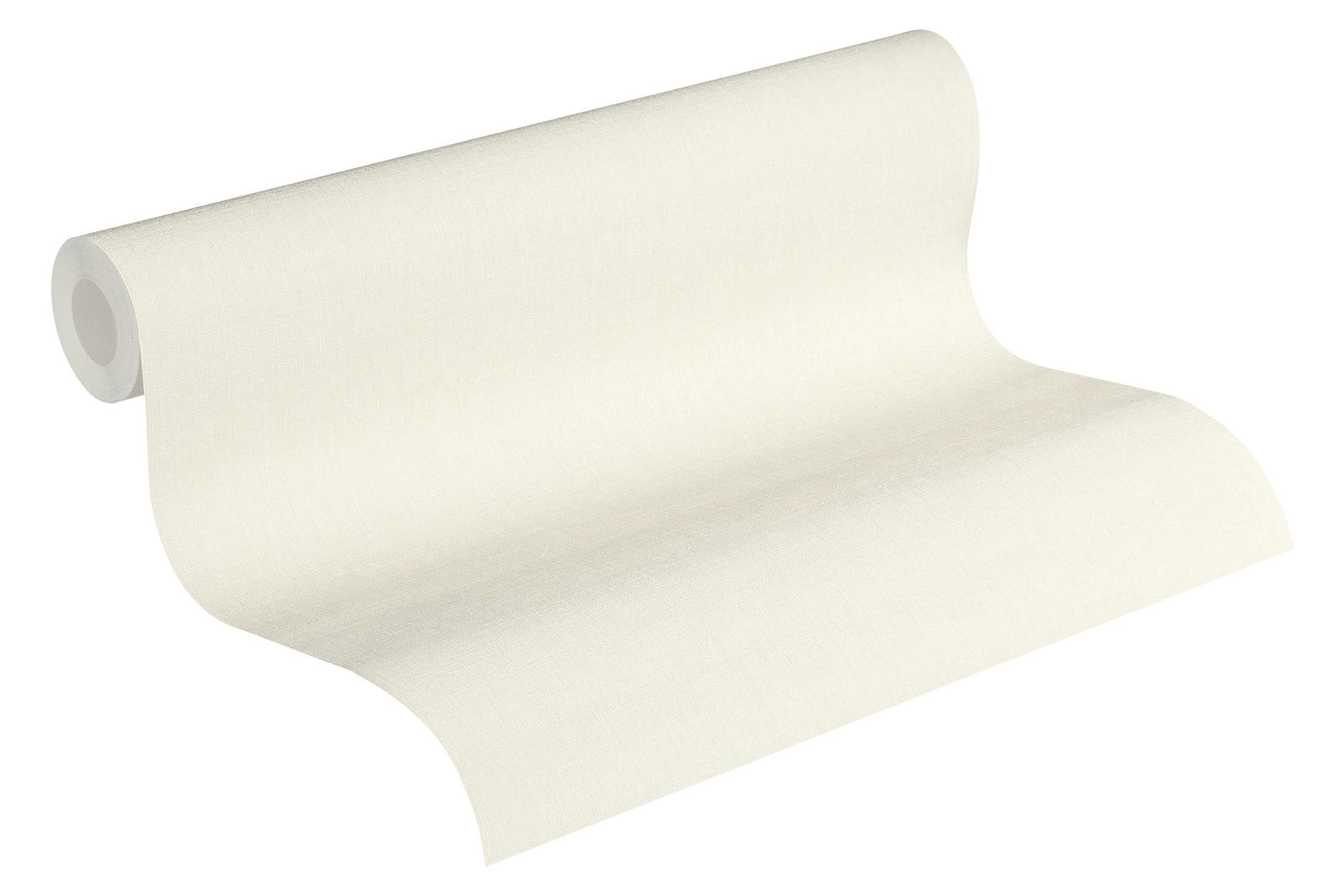 Egyszínű uni tapéta törtfehér színben vinyl mosható