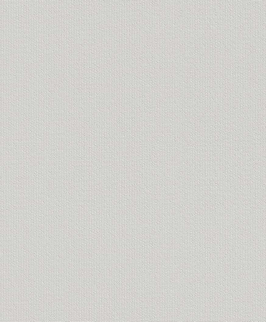 Egyszínű világosszürke nyomott mintás tapéta