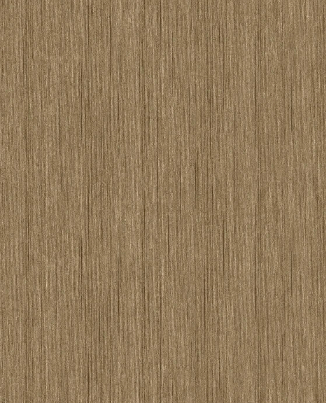 Eijffinger barna és fényes arany színű koptatott csíkos mintás design tapéta