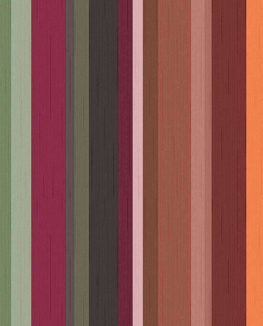 Eijffinger bordós meleg összhatású csíkos mintás design tapéta
