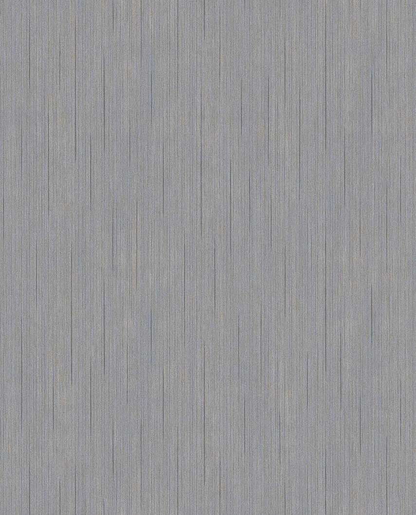 Eijffinger kék és fényes ezüst színű koptatott csíkos mintás design tapéta