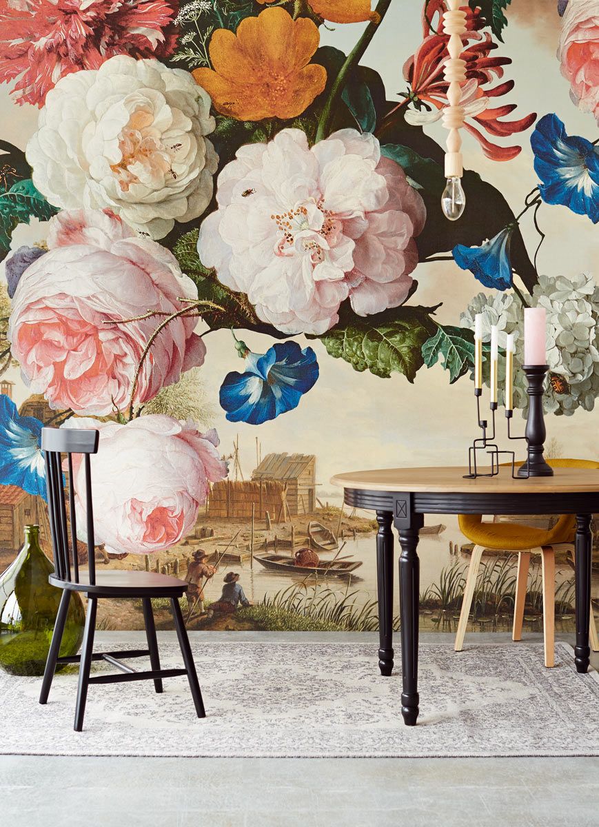 Eijffinger Masterpiece buja színes virágmintás faliposzter