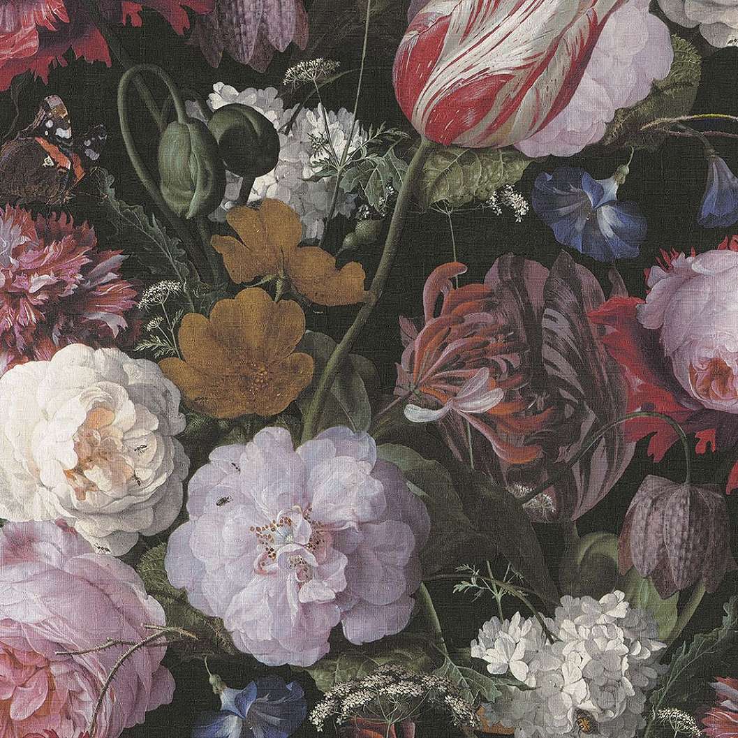 Eijffinger Masterpiece klasszikus stílusú színes virágmintás tapéta