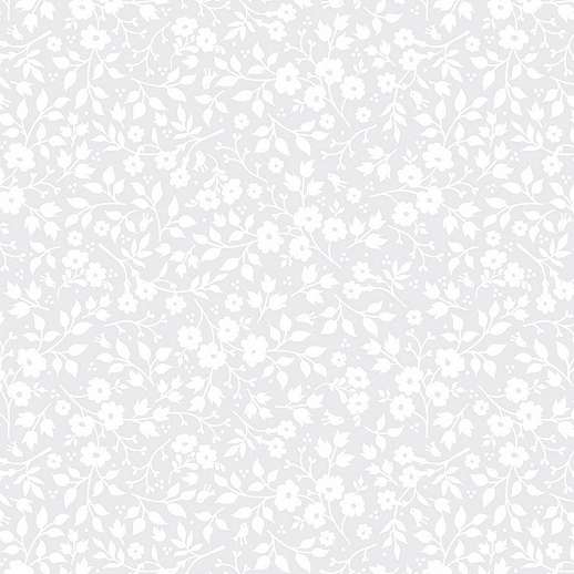 Eijffinger Pip fehér színű virágmintás keleties stílusú tapéta