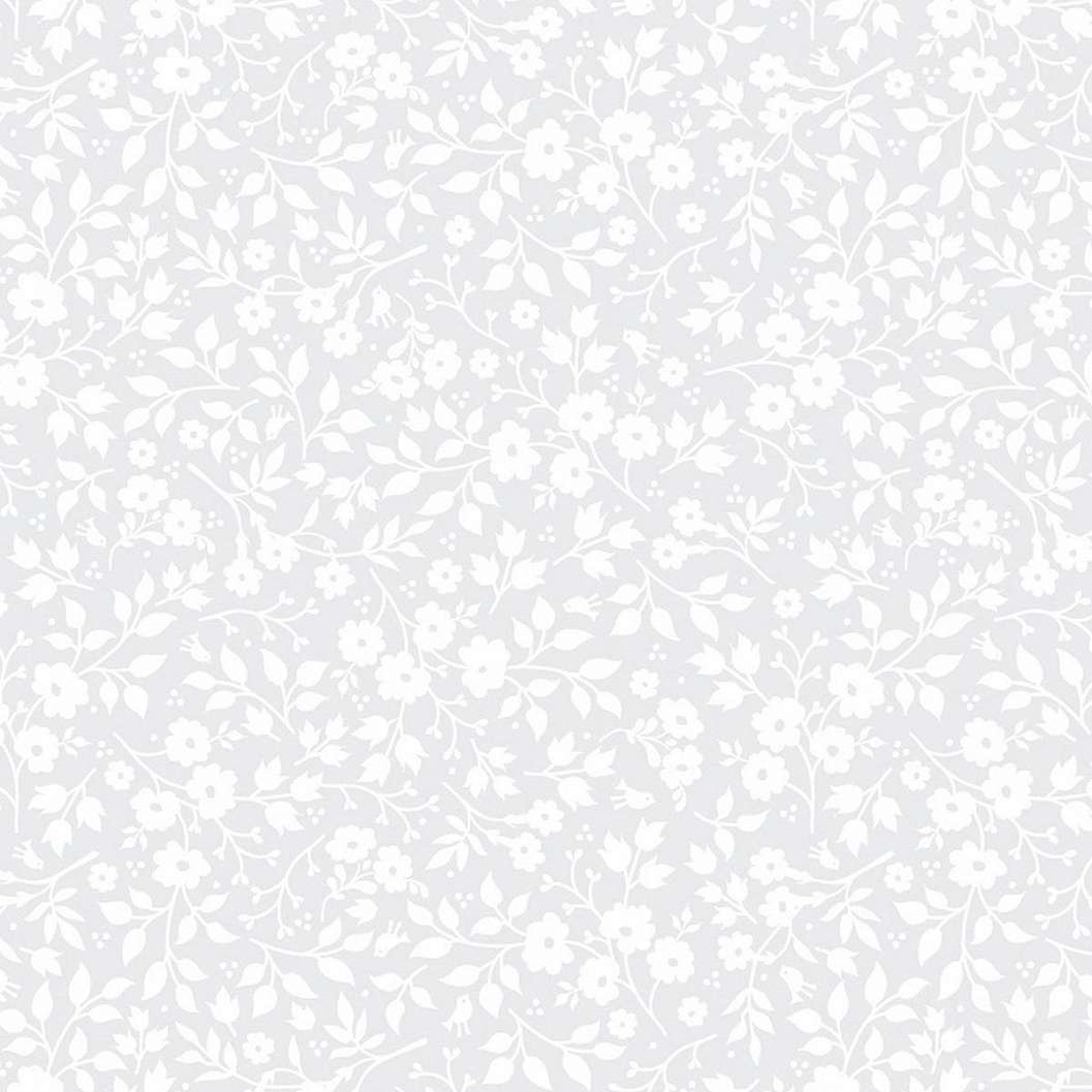 Eijffinger Pip fehér színű virágmintás keleties stílusú tapéta