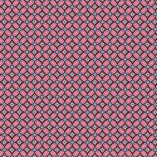 Eijffinger Pip geometriai mintás pink-barna színű orientális stílusú tapéta