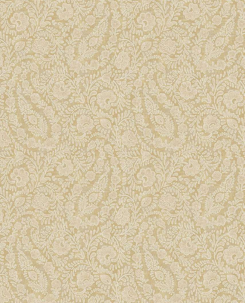 Eijffinger virág mintás beige színű vinyl design tapéta